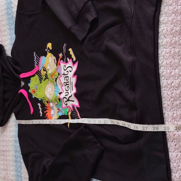 Rugrats XL(15-17) Black Graphic Hoodie - Picture 5 of 13